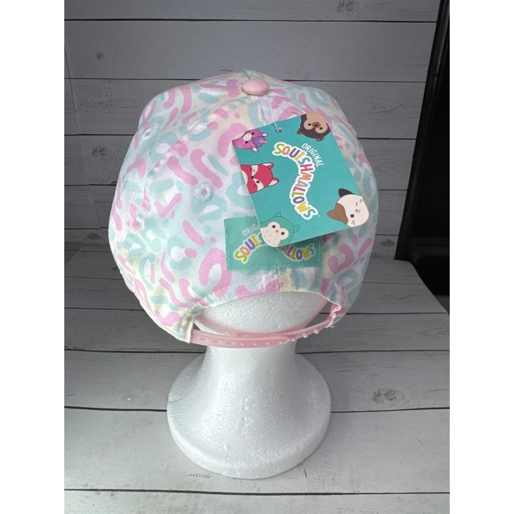 Squishmallows Lola Unicorn Youth Snapback Hat OSFM Pink NWT Kids Cap